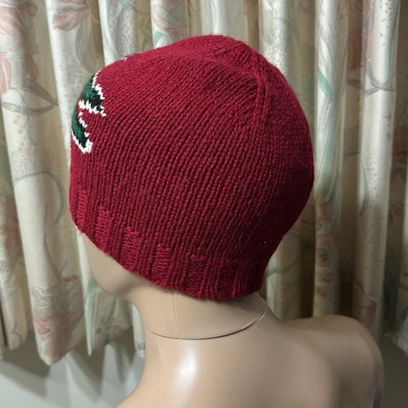 372. 🐊 Lacoste beanie cap/hat wool blend - Picture 4 of 6